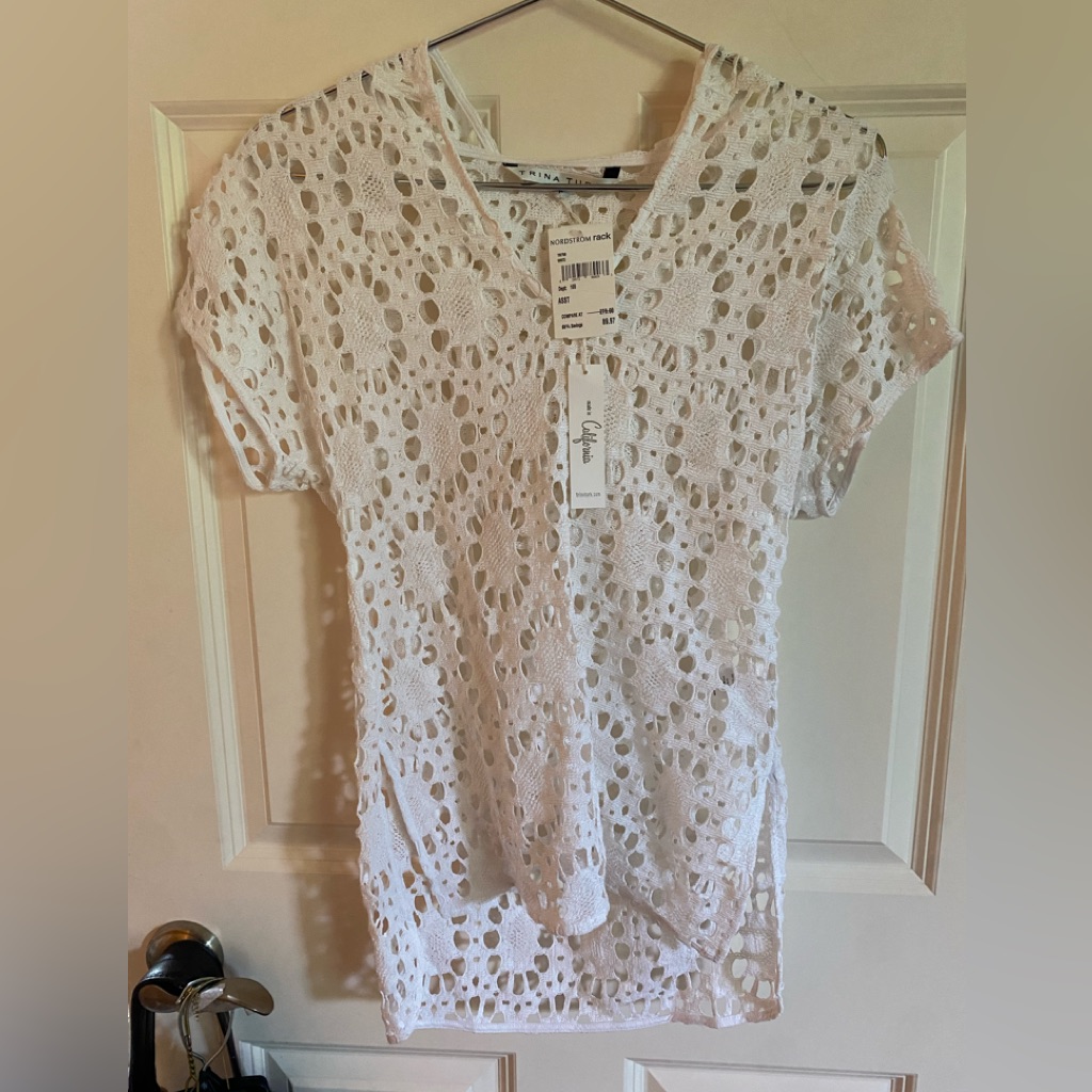 Trina Turk Crochet Hoodie